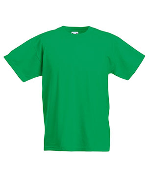 T-SHIRT ORIGINAL BAMBINO - FRUIT OF THE LOOM verde prato T-SHIRT ORIGINAL BAMBINO - FRUIT OF THE LOOM verde prato
